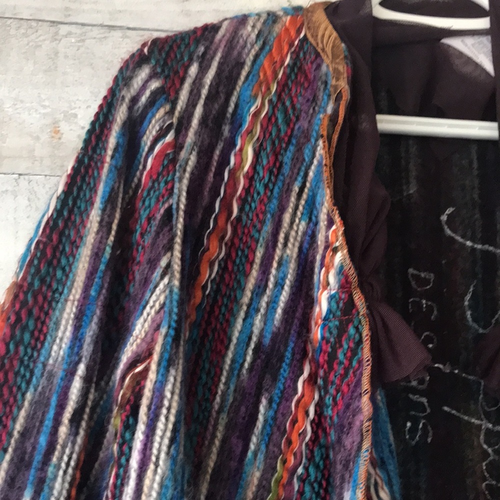 Joyce Seppala Designs wool multicolour cardigan - Picture 7 of 14
